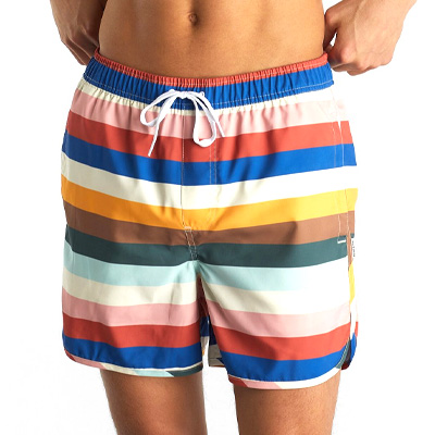 DEDICATED Swim Shorts SANDHAMN STRIPES - multi color